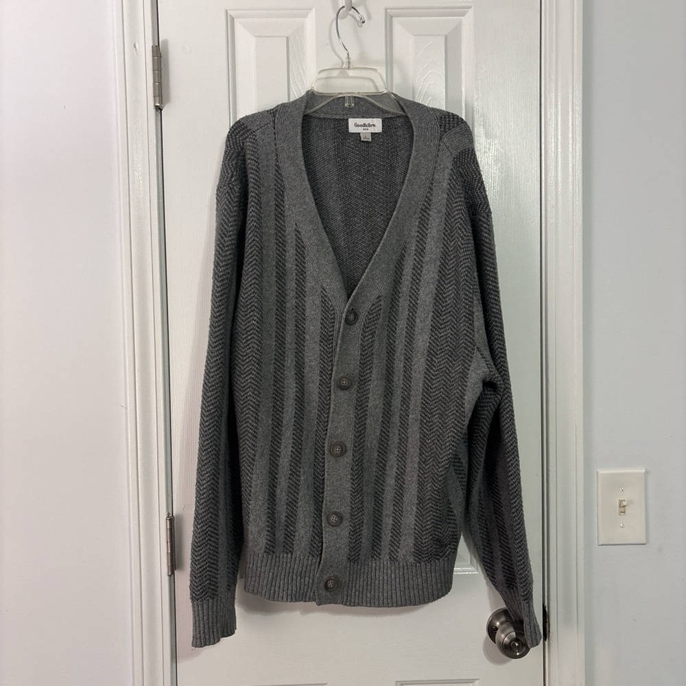 Goodfellow & Co Charcoal Cardigan Sweater